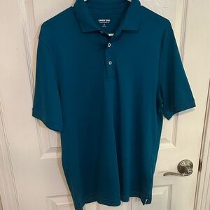 Lands' End Men's Deep Blue Polo Shirt